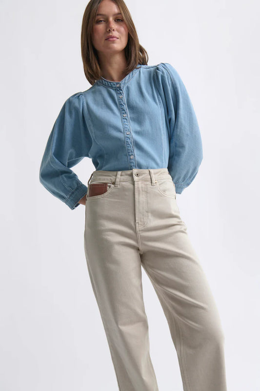 Kireina Bonnie Jean - Leather Pocket Sand