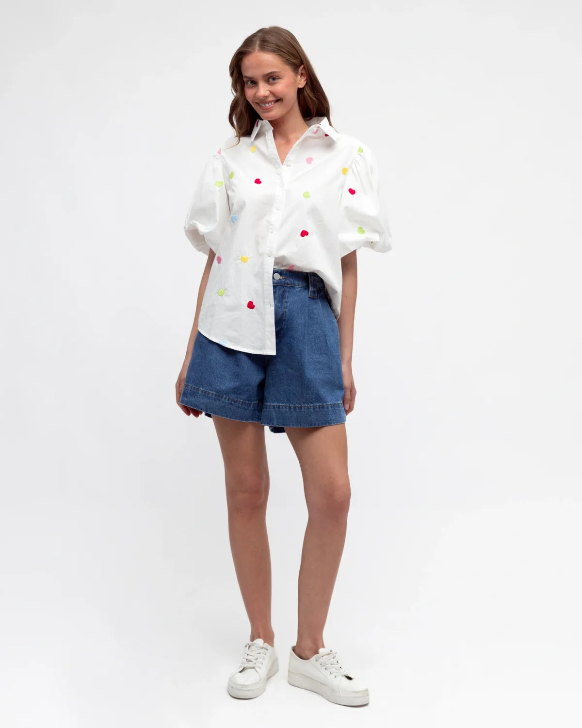 Label Of Love  Embroidered Heart Top