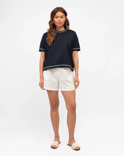 Label Of Love Contrast Tipped Tee