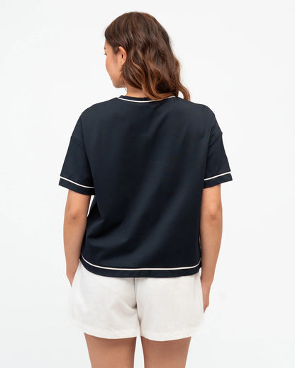 Label Of Love Contrast Tipped Tee