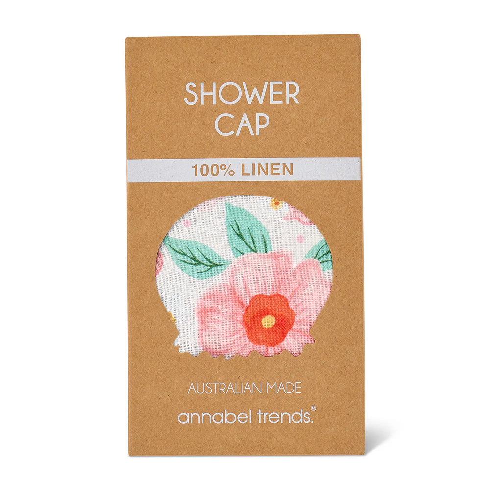 Annabel Trends Linen Shower Cap