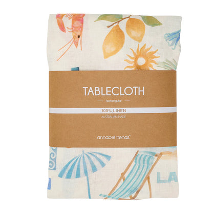 Annabel Trends Large Linen Tablecloth