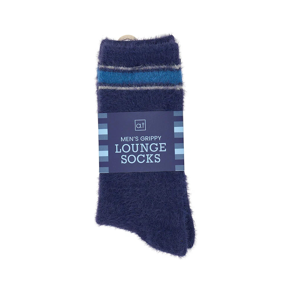 Annabel Trends Men's Grippy Lounge Socks