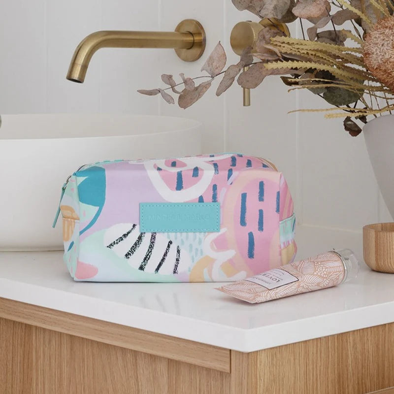 Mindful Marlo Box Makeup Bag - various designs