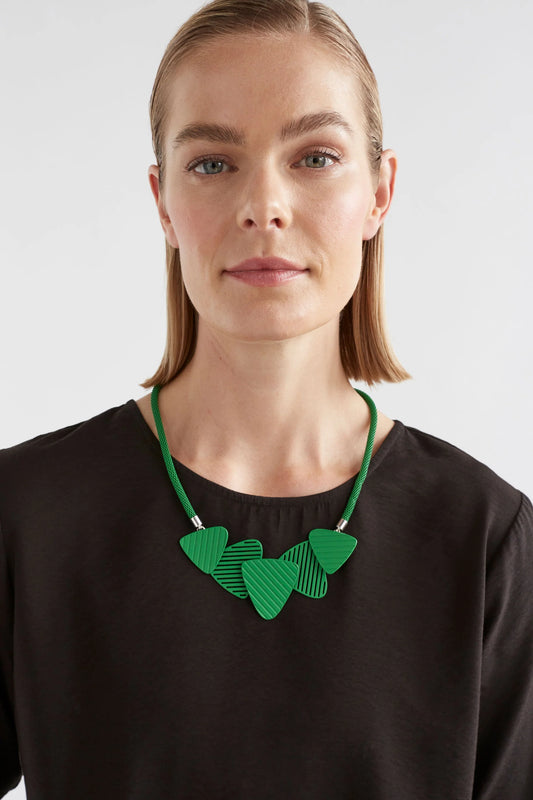 Tri Necklace - Vine Green