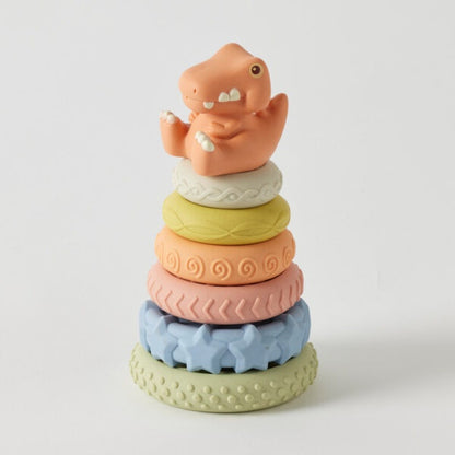Jiggle & Giggle Eco-Friendly Dinosaur Stacker