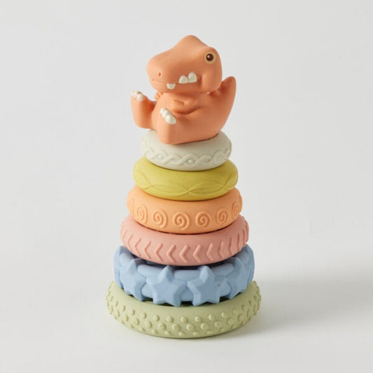 Jiggle & Giggle Eco-Friendly Dinosaur Stacker