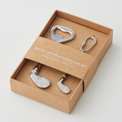 Pilbeam Golf Club Bottle Opener & Keyring Set