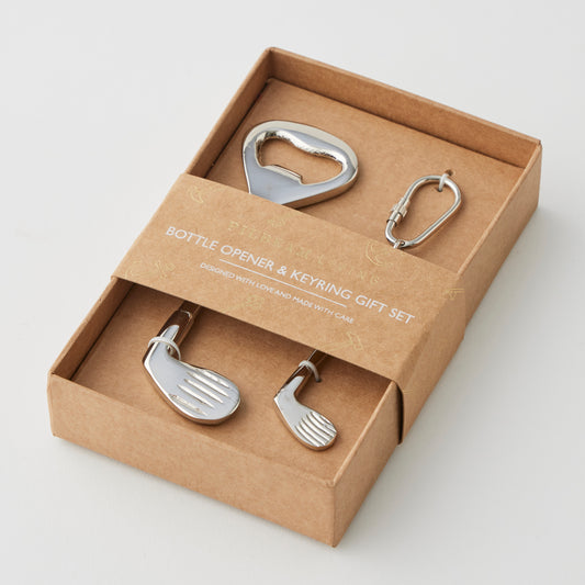 Pilbeam Golf Club Bottle Opener & Keyring Set