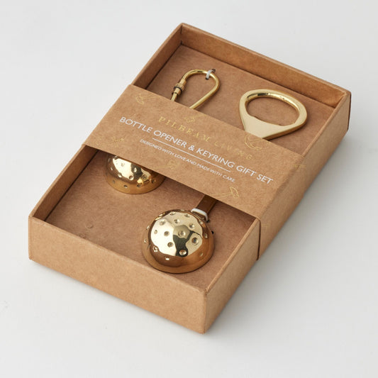 Pilbeam Golf Ball Bottle Opener & Keyring Set