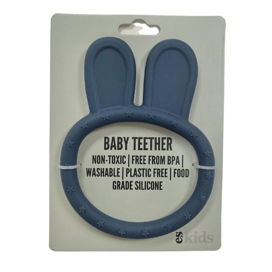 ES kids Bunny Ring Teether - Assorted Colours