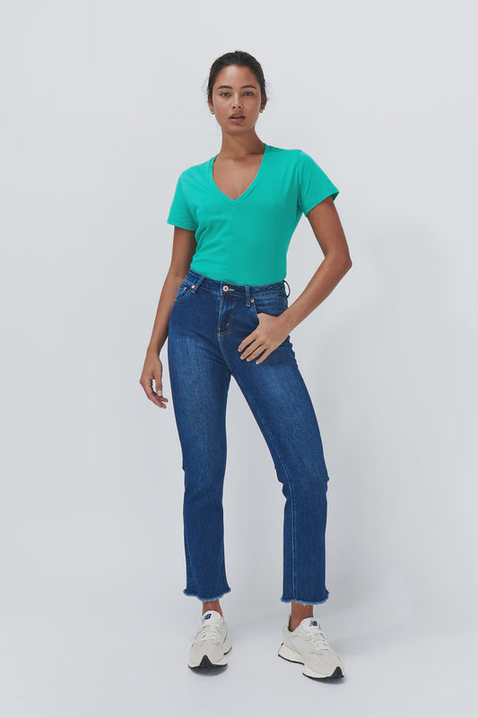Kireina Vacay Jean Raw Hem - cali wash