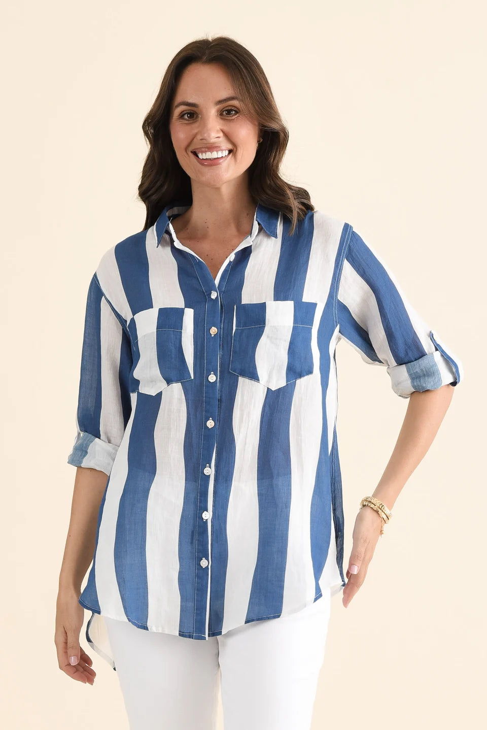 Soul Sparrow  Stripe Shirt