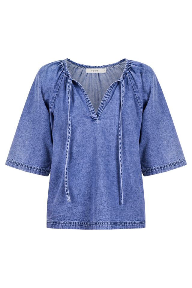 Eb & Ive Dusk Denim Top