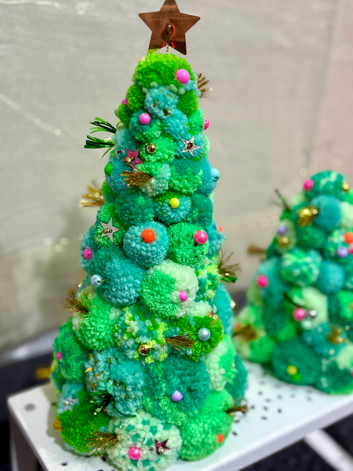 Arissa Pompom Xmas Tree Green