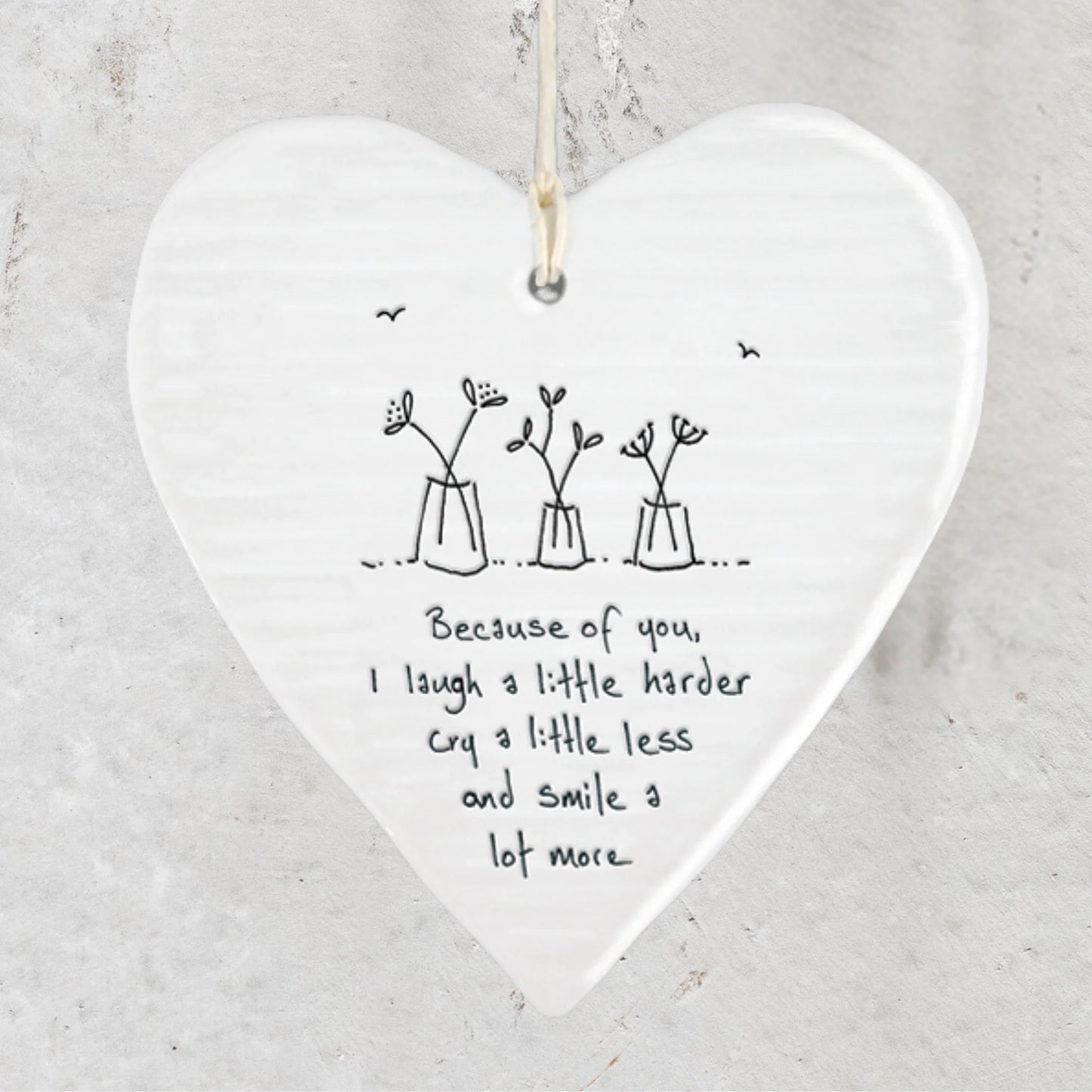 Heaven In Earth Wobbly Heart Hanger