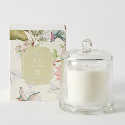 Pilbeam Glass Cloche Scented Candle - french pear