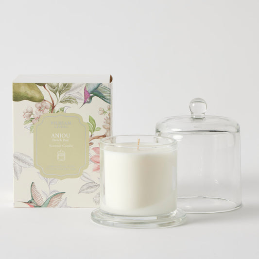 Pilbeam Glass Cloche Scented Candle - french pear