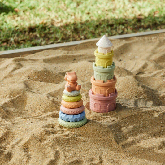 Jiggle & Giggle Eco- Friendly Castle Stacker