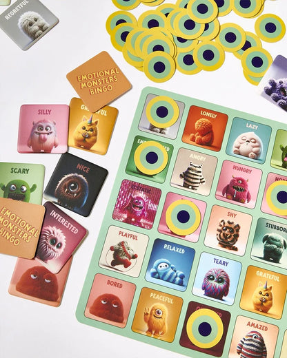 Journey Of Something  Emotional Monsters Bingo