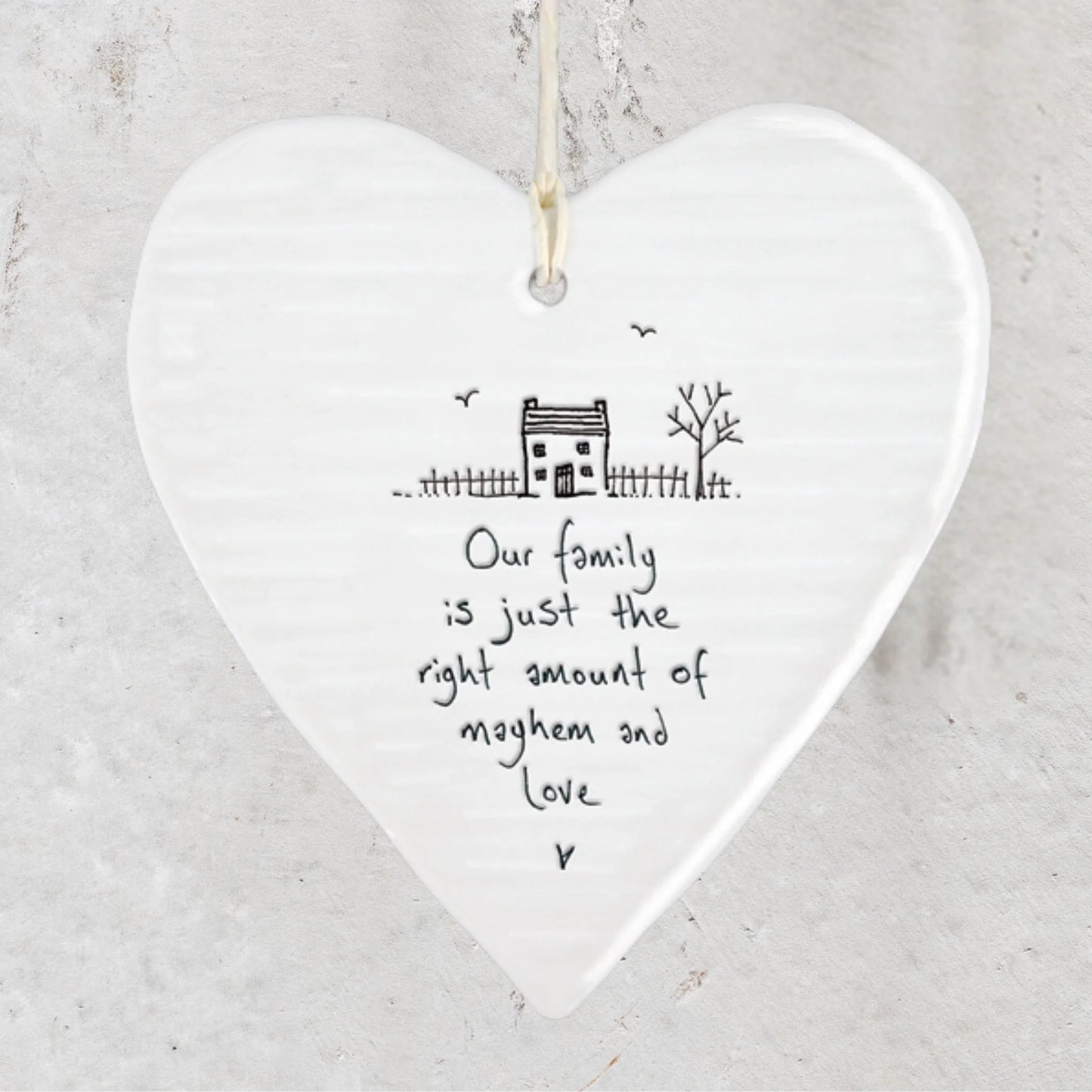Heaven In Earth Wobbly Heart Hanger