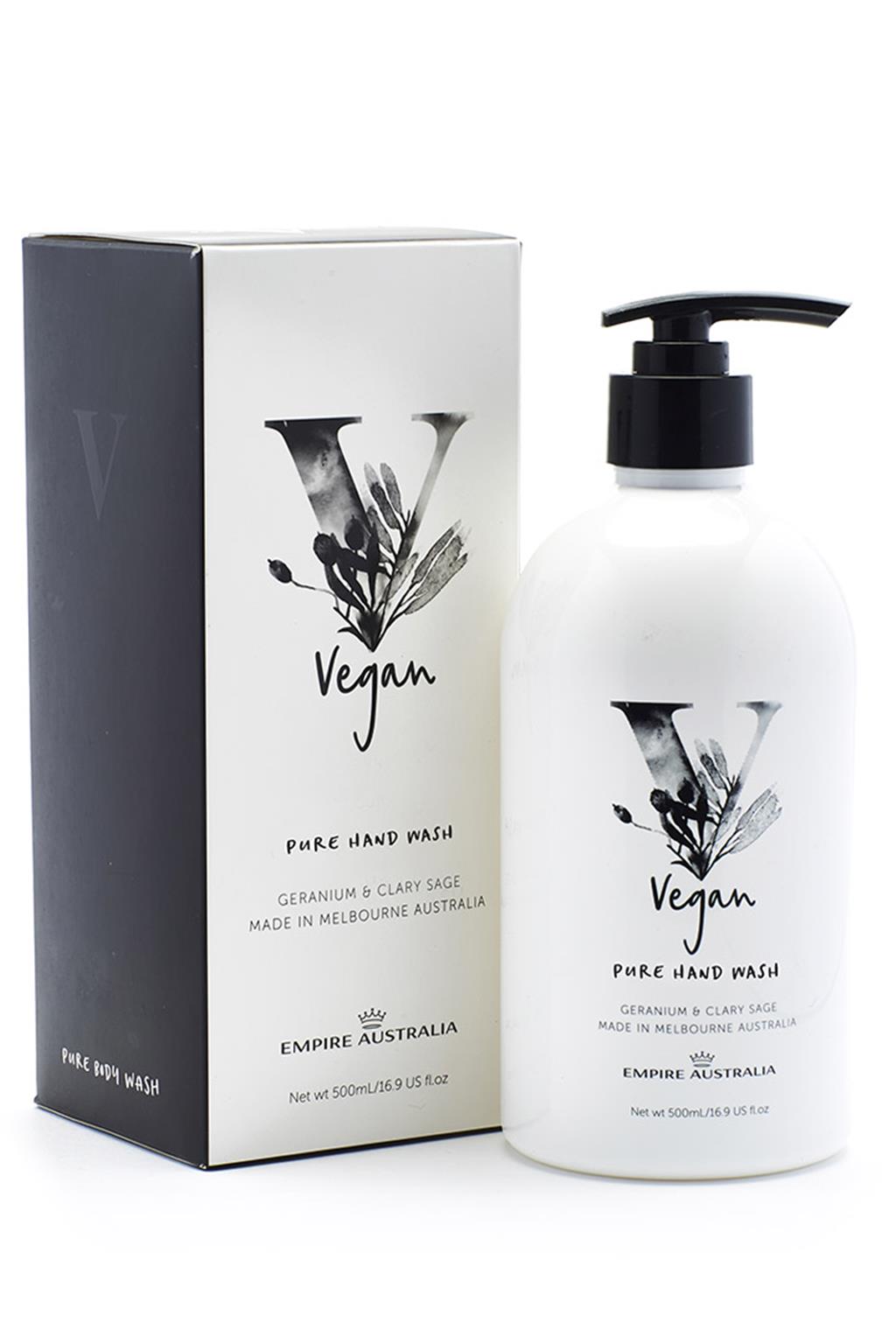 Empire Vegan Hand Wash - geranium & clary sage