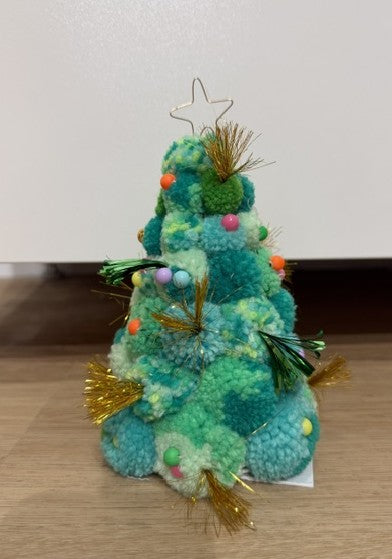 Arissa Pompom Xmas Tree Green