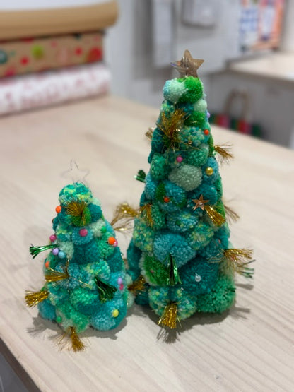 Arissa Pompom Xmas Tree Green