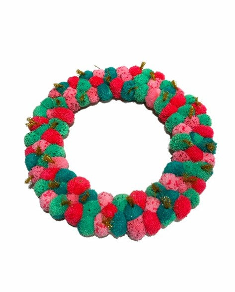Arissa Watermelon Pompom Wreath