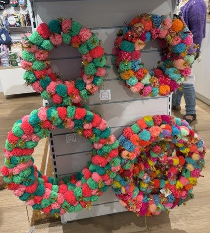 Arissa Multi Pompom Wreath