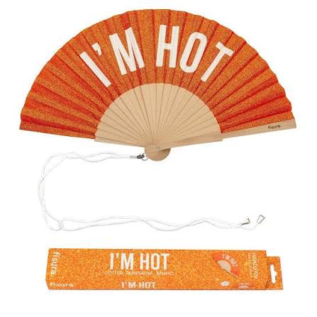 French Bazaar Glitter Hand Fan