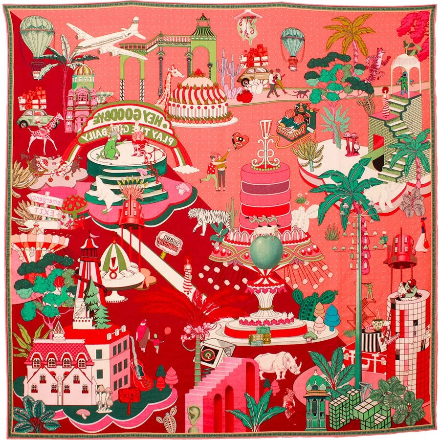 Maison Fanli Silk Scarf 50x50