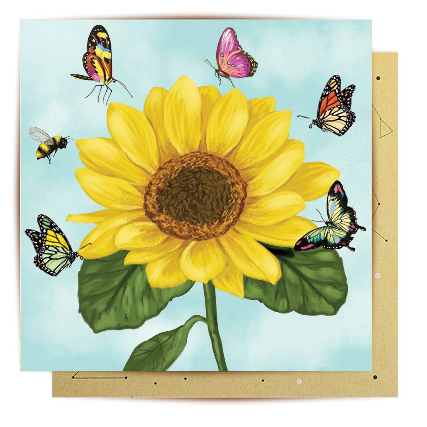 Greeting Card - Sunny Butterflies