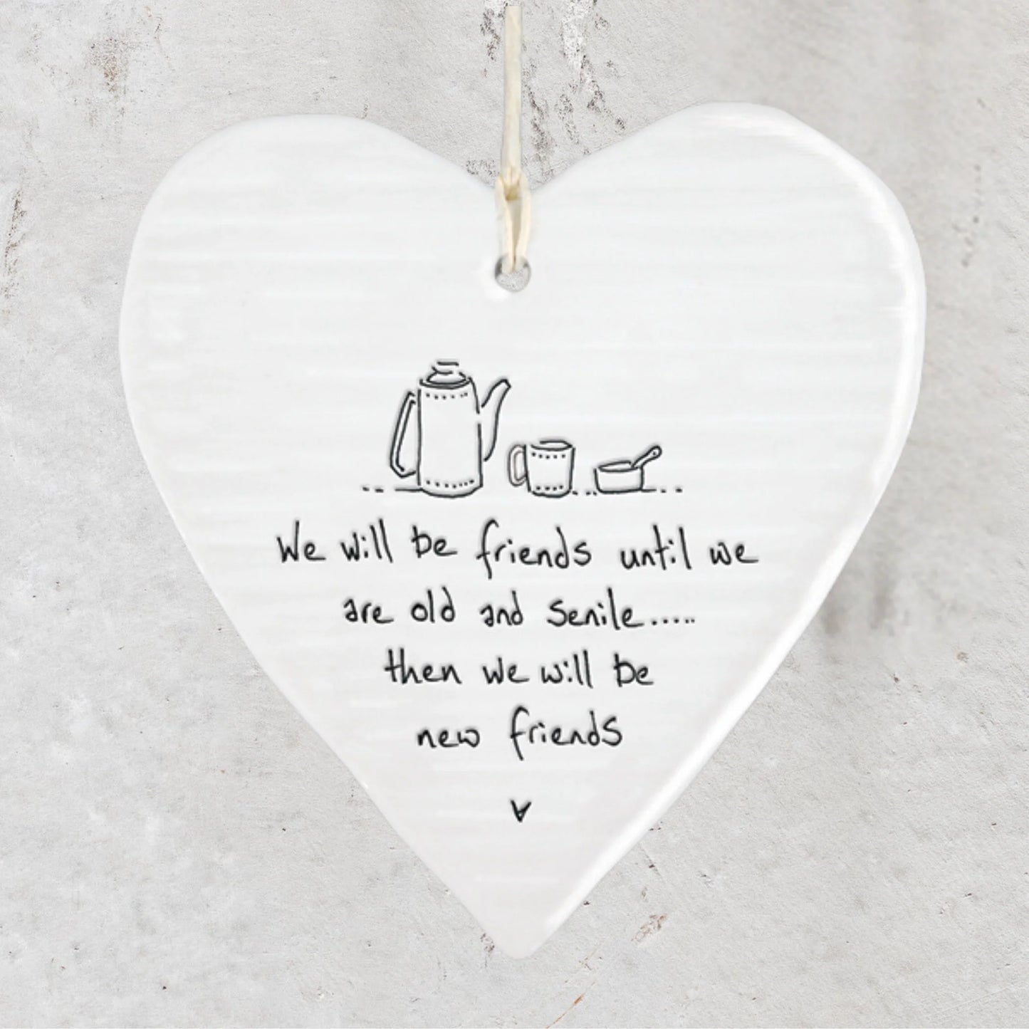 Heaven In Earth Wobbly Heart Hanger