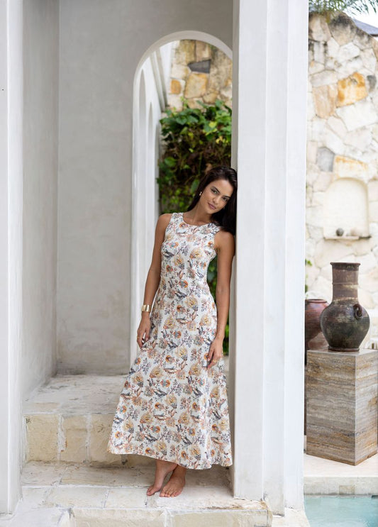 Humidity Willa Dress - Kaffir Print