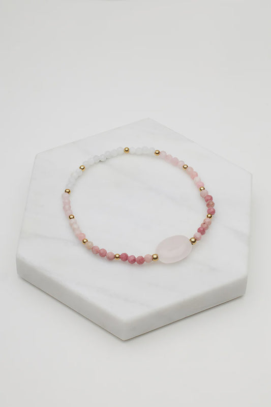 Zafino Pia Bracelet - dusky rose