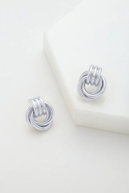 Zafino Poppy Earrings - gold & silver