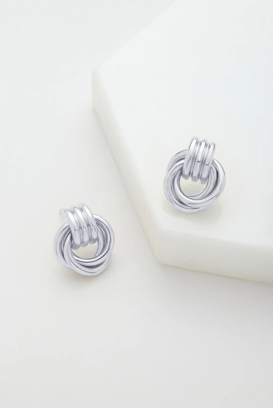 Zafino Poppy Earrings - gold & silver