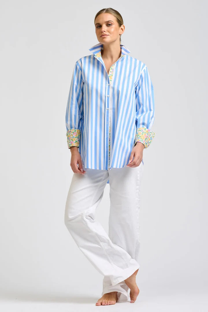 Shirty Elodie Trim Floral Shirt