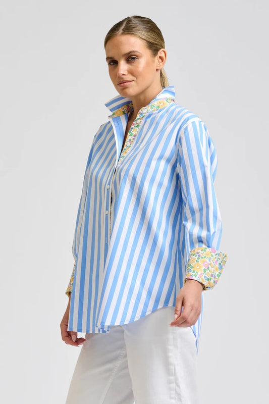 Shirty Elodie Trim Floral Shirt