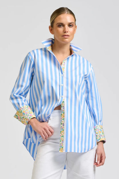 Shirty Elodie Trim Floral Shirt