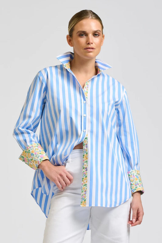 Shirty Elodie Trim Floral Shirt