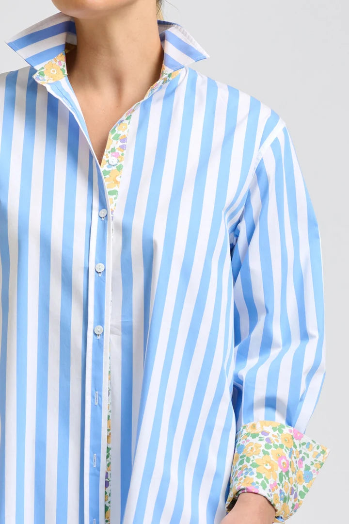 Shirty Elodie Trim Floral Shirt