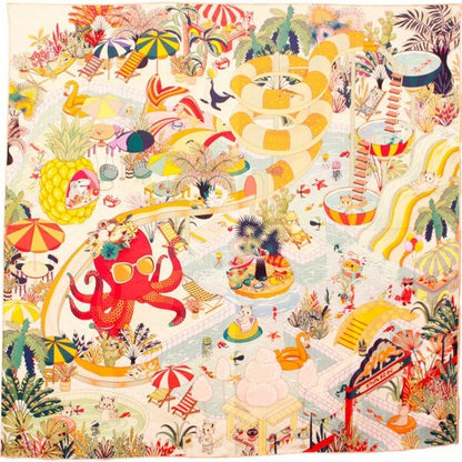 Maison Fanli Silk Scarf 50x50