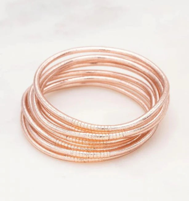 Buddhist Bracelet Plain - Champagne