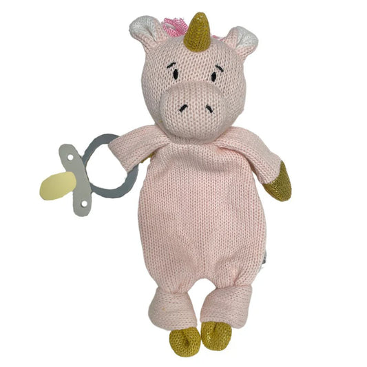 ES Kids Eco Knitted Comforter With Dummy Holder - various designs