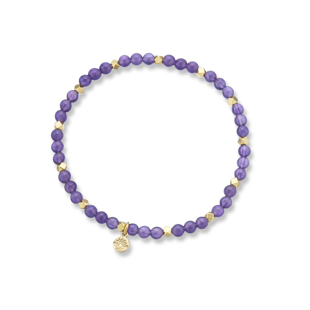 Aura of Gold Gem Bracelets - Various gemstones